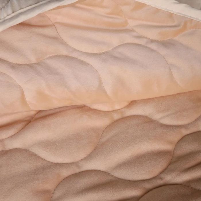 Покрывало MirSon №5050 Velor charm Beige 180х210 см (2200008376789) изображение 5