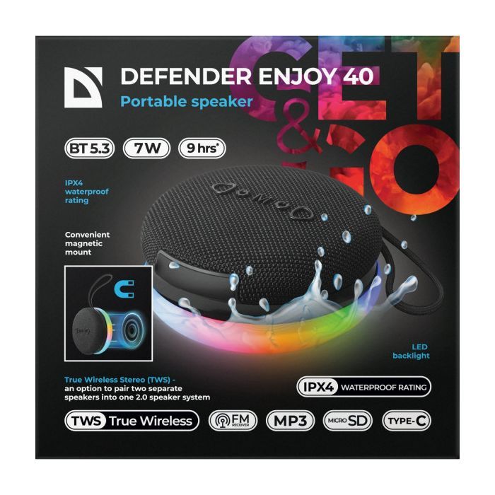 Акустическая система Defender Enjoy 40 Black (65141) изображение 6