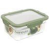 Пищевой контейнер Herevin Container-Green-Peach герметичний 2.2 л (161420-100)