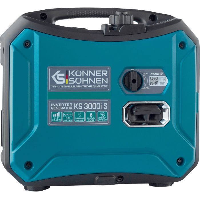 Генератор Konner&Sohnen инверторный KS3000IS, 230V, 3.3kW, ручно (KS3000IS) изображение 2