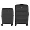 Набір валіз 2E Aero (M+S), чорні (2E-SPP-AERO-SET2-BK) зображення 2