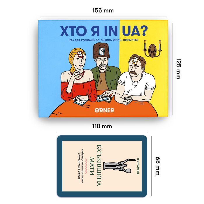 Настольная игра Orner Кто я in UA (укр.) (2073) изображение 7