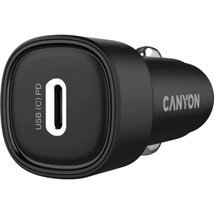 Зарядний пристрій Canyon USB-C PD30W black (CNE-CCABR2C) зображення 2
