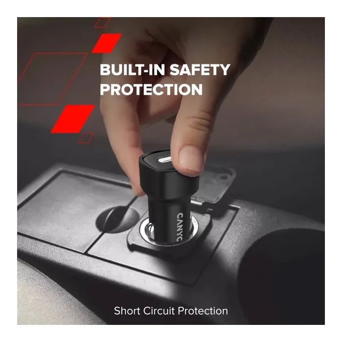 Зарядний пристрій Canyon USB-C PD30W black (CNE-CCABR2C) зображення 8