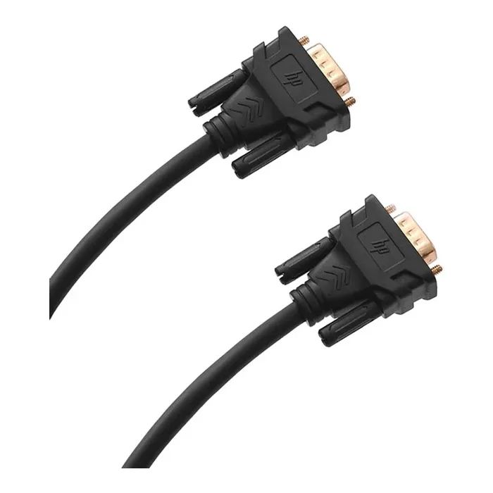 Кабель мультимедийный VGA M to VGA M 2.0m 1080p60Hz black HP (HP_DHC-VG100-2M) изображение 2