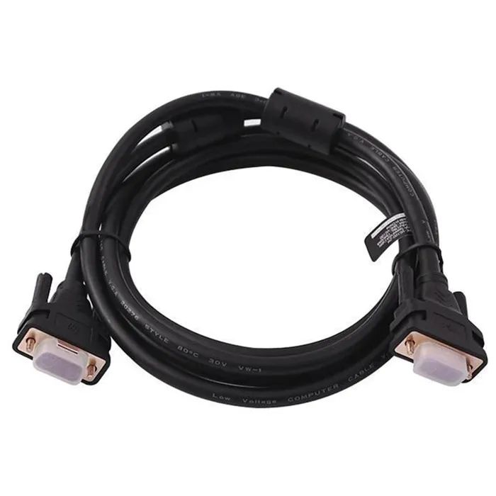 Кабель мультимедийный VGA M to VGA M 2.0m 1080p60Hz black HP (HP_DHC-VG100-2M) изображение 3