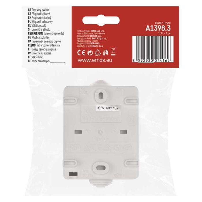 Вимикач EMOS C.1,6 IP54 (A1398.3) зображення 6