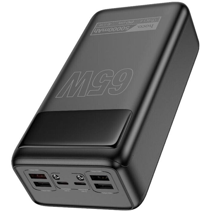 Батарея универсальная HOCO 50000mAh Apollo PD/65W QC/3.0 Black (DB81A / 714725)