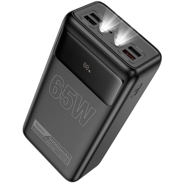 Батарея универсальная HOCO 50000mAh Apollo PD/65W QC/3.0 Black (DB81A / 714725) изображение 3
