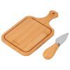 Доска для подачи Ardesto Midori, 2 предмети, 19х11х0.8см, бамбук, нержавіюча сталь (AR0936) изображение 2