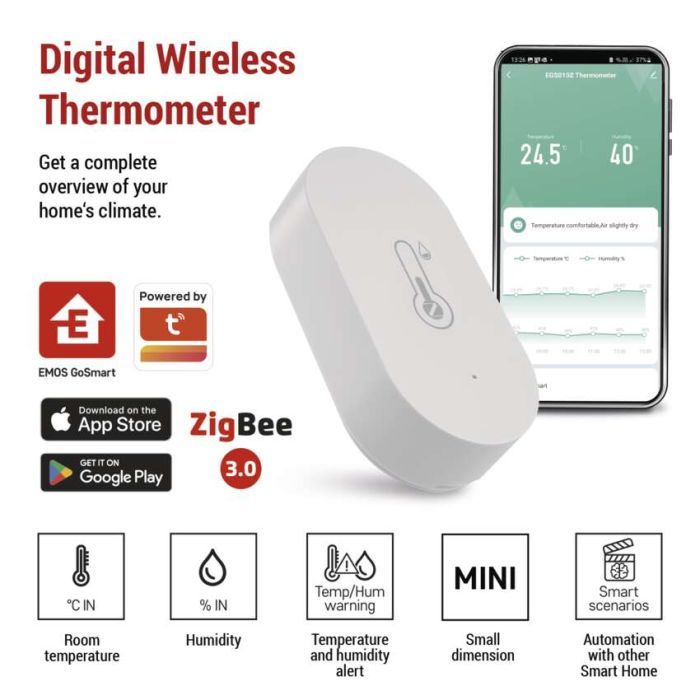 Термо-гигрометр EMOS EGS0102 ZigBee (EGS0102) изображение 7