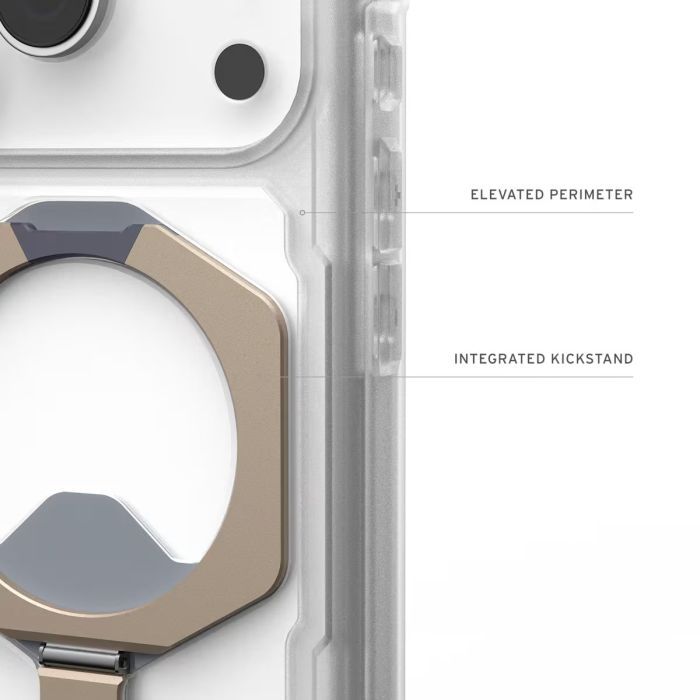 Чехол для мобильного телефона UAG Plasma XTE MagSafe iPhone 17 Pro Clear/Titanium (114527114G36) изображение 11