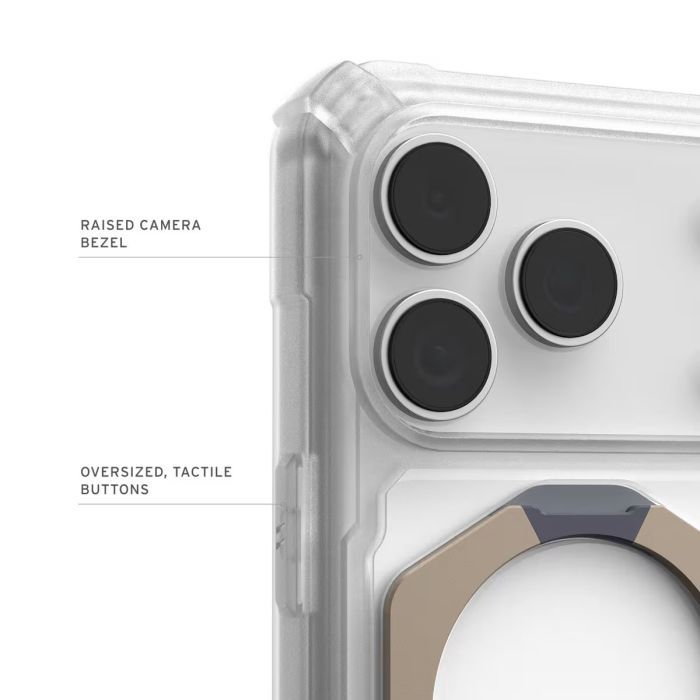 Чехол для мобильного телефона UAG Plasma XTE MagSafe iPhone 17 Pro Clear/Titanium (114527114G36) изображение 9