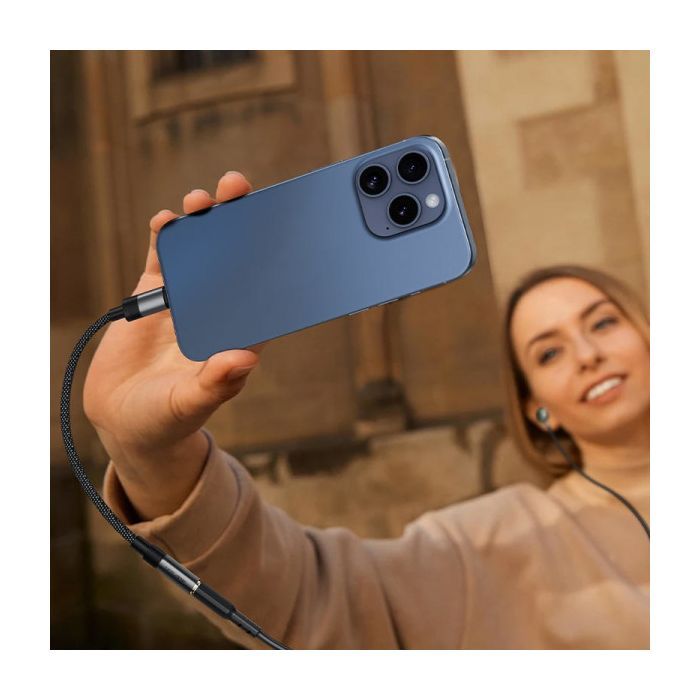 Переходник USB-C to 3.5mm F 0.15m DAC audio black Acefast (6974316285281) изображение 5