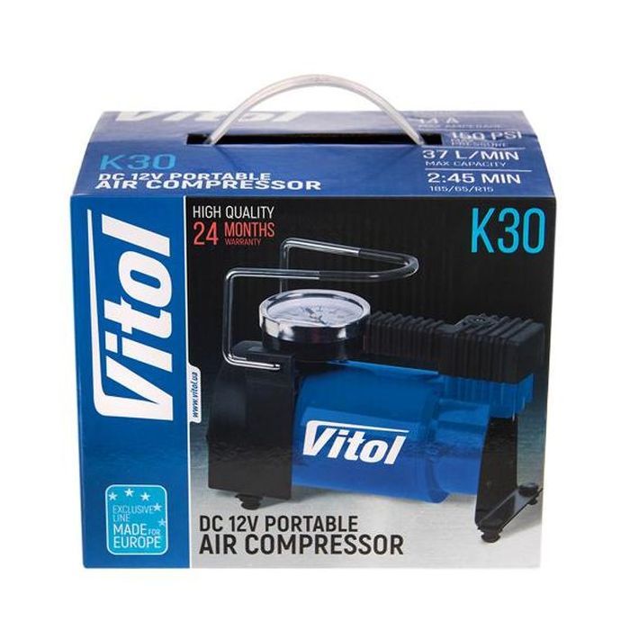 Автомобільний компресор VITOL K-30 150psi/14Amp/37л (K-30) зображення 6