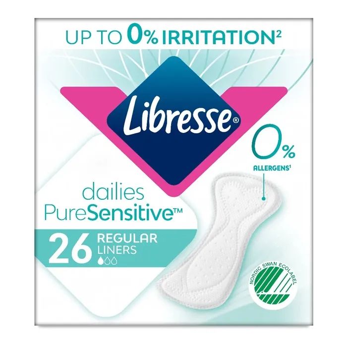 Щоденні прокладки Libresse Pure Sensitive Normal 26 шт. (7322541161914)
