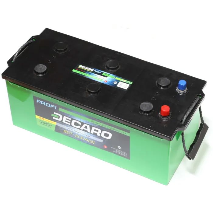 Аккумулятор автомобильный DECARO 200Ah-12v PROFI L, EN1450 (6СT-200 А3 (3) PRO)