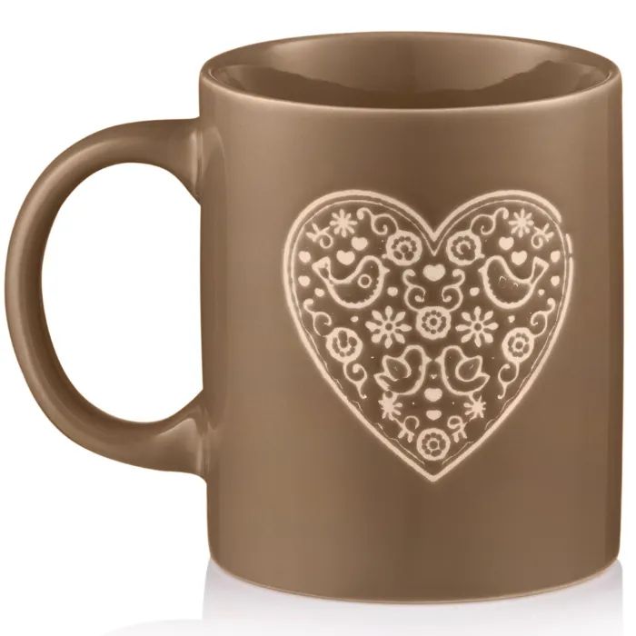 Чашка Ardesto Heart, 320мл, кераміка, червоний (AR3074R) зображення 2