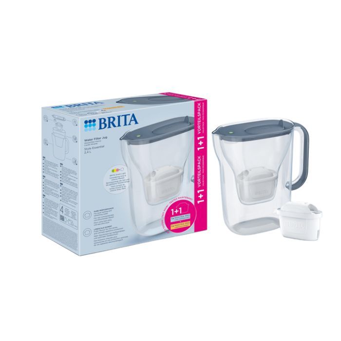 Фильтр-кувшин Brita Style Essential MXPro 2.4л + 2 картриджа сіро-блакитний (1057796) изображение 11
