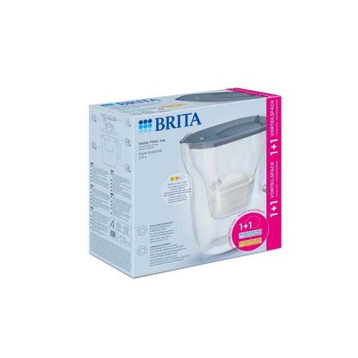 Фильтр-кувшин Brita Style Essential MXPro 2.4л + 2 картриджа сіро-блакитний (1057796) изображение 12