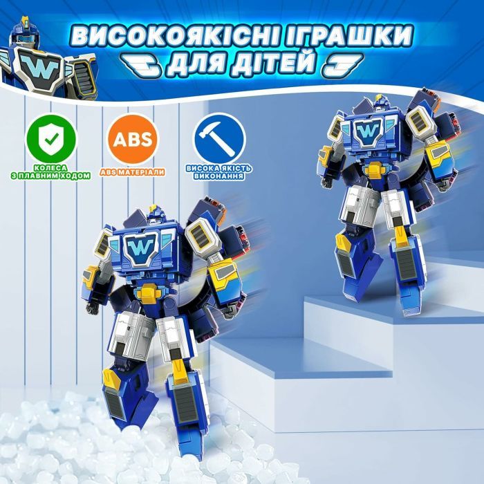 Трансформер Super Wings Transforming Всесвітній космодром 3 в 1 (YW780288) зображення 6