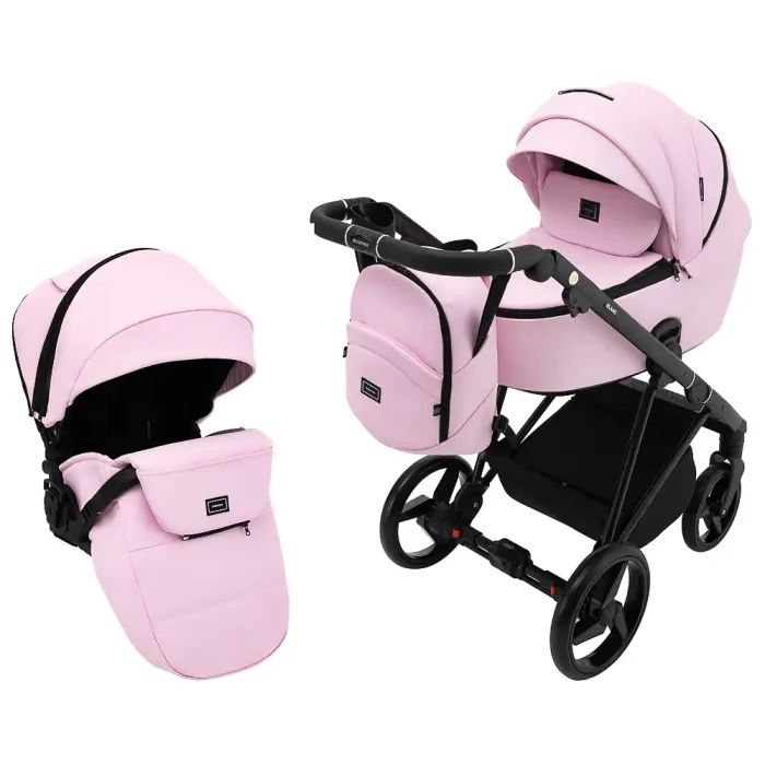 Коляска Adamex 2 в 1 Blanc Eco SA-7 лате (680710)