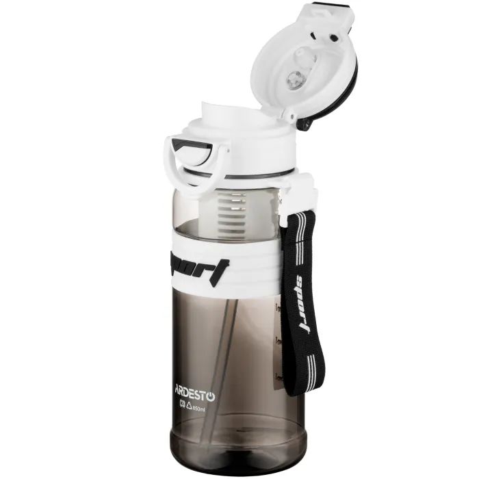 Пляшка для води Ardesto Urban 850мл, пластик, білий (AR2285UW) зображення 5