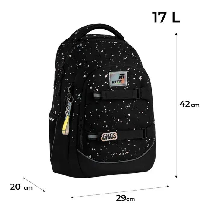 Рюкзак школьный Kite Education teens 727M Holographic (K26-727M-1) изображение 12