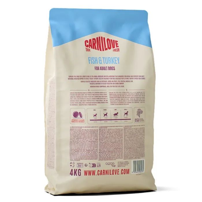 Сухий корм для собак Carnilove True Fresh Fish & Turkey 4 кг (8595602582075) зображення 2