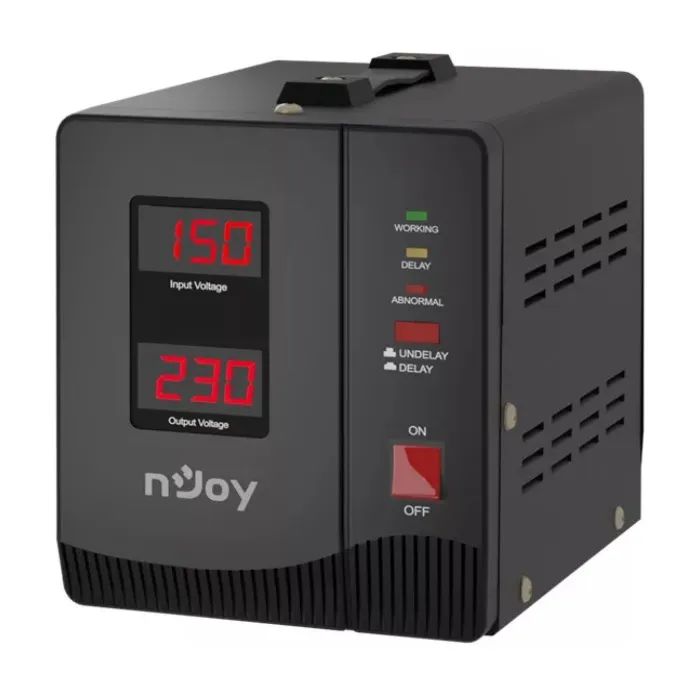 Стабилизатор напряжения nJoy Alvis 2000 (AVRL-20002AL-CS01B) AVR, 2 розетки (Alvis 2000)