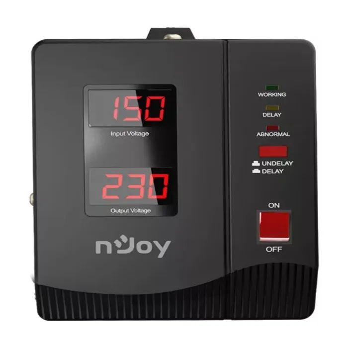 Стабилизатор напряжения nJoy Alvis 2000 (AVRL-20002AL-CS01B) AVR, 2 розетки (Alvis 2000) изображение 2