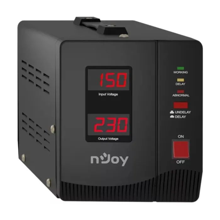 Стабилизатор напряжения nJoy Alvis 2000 (AVRL-20002AL-CS01B) AVR, 2 розетки (Alvis 2000) изображение 3