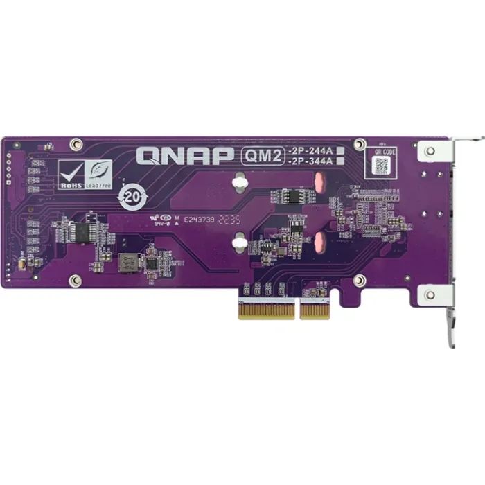 Плата расширения QNap QM2-2P-344A изображение 9