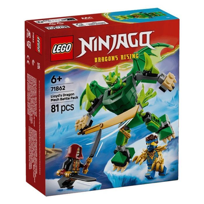 Конструктор LEGO NINJAGO Боевой набор работа Дракона Ллойда (71862)