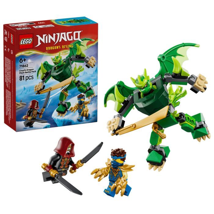 Конструктор LEGO NINJAGO Боевой набор работа Дракона Ллойда (71862) изображение 2