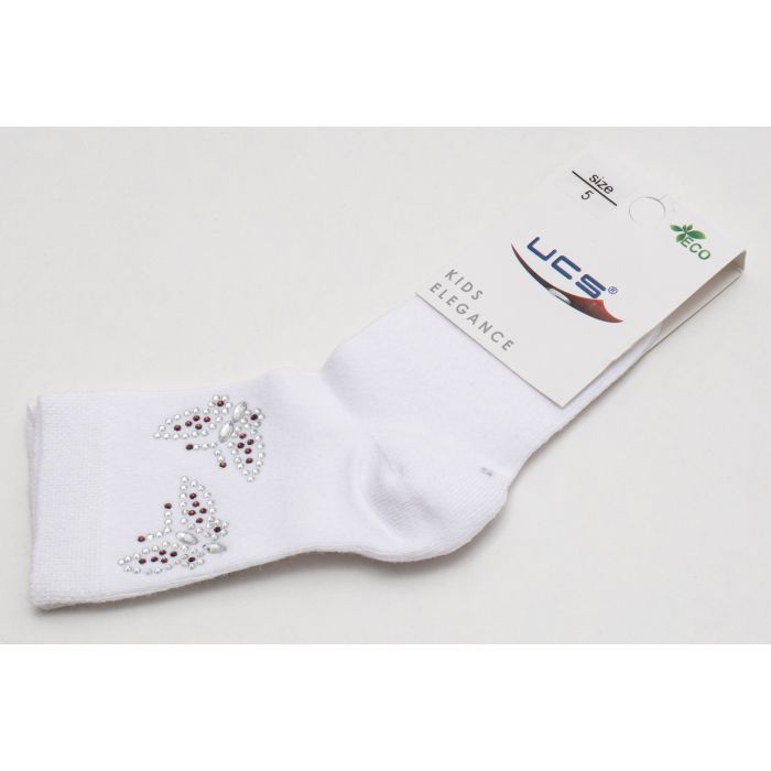 Носки детские UCS Socks с бабочками (M0C0102-0908-3-white) изображение 2