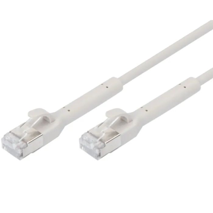 Патч-корд 1м, SFTP, cat.6A, AWG 32/7, Cu, TPE-LSZH, гибкий, grey Digitus (DK-1632-A-010B)