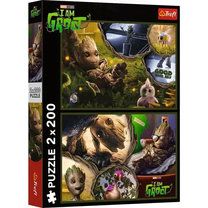 Пазл Trefl Marvel Heroes Я є Грут 2х 200 елементів (5900511133158)