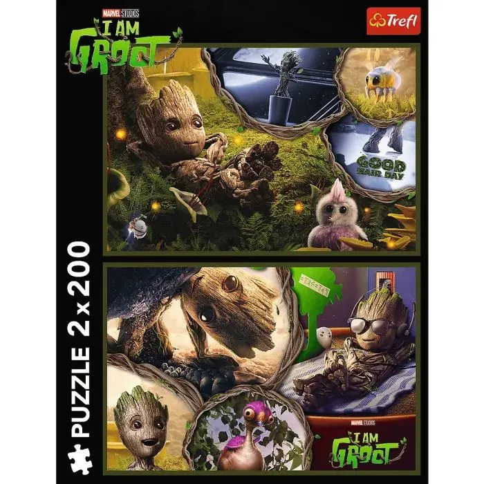 Пазл Trefl Marvel Heroes Я є Грут 2х 200 елементів (5900511133158) зображення 4