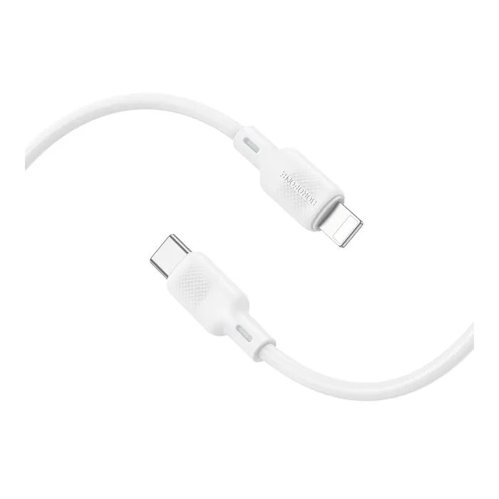 Дата кабель USB-C to Lightning 1.0m silicone BX113 Lenny black BOROFONE (6941991115370) изображение 2