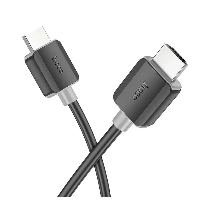 Кабель мультимедийный HDMI M to HDMI M 2.0m V2.0 4K black HOCO (6931474799395) изображение 2