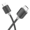 Кабель мультимедийный HDMI M to HDMI M 2.0m V2.0 4K black HOCO (6931474799395) изображение 2