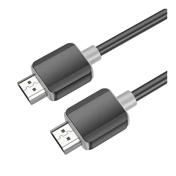 Кабель мультимедийный HDMI M to HDMI M 2.0m V2.0 4K black HOCO (6931474799395) изображение 4