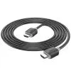 Кабель мультимедийный HDMI M to HDMI M 2.0m V2.0 4K black HOCO (6931474799395) изображение 5