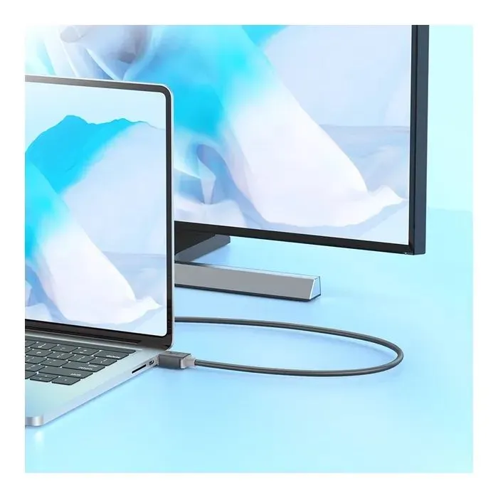 Кабель мультимедийный HDMI M to HDMI M 2.0m V2.0 4K black HOCO (6931474799395) изображение 7