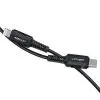 Дата кабель USB-C to Lightning 1.8m 30W 3A nylon black Acefast (6974316281306) изображение 3