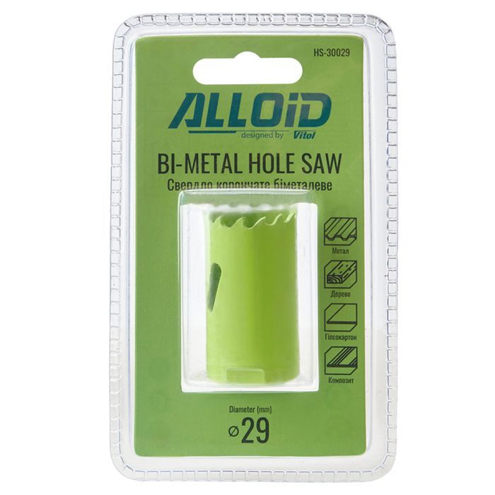 Коронка Alloid біметалева, 121мм (HS-30121) зображення 3