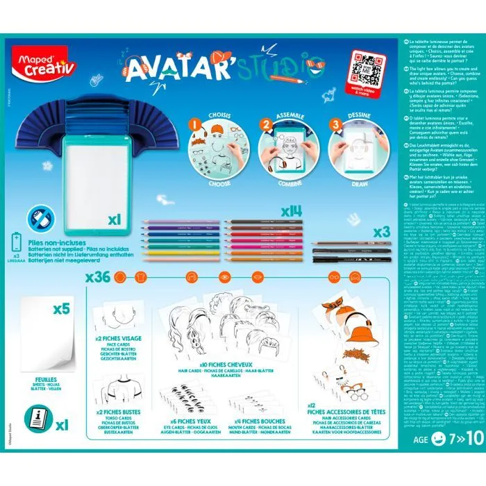 Набір для творчості Maped Ігрова дошка - AvatarStudio (MP.907064) зображення 3