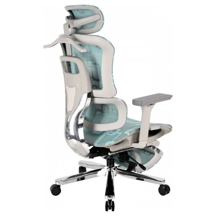 Офісне крісло GT Racer B-528 Gray/Blue зображення 5