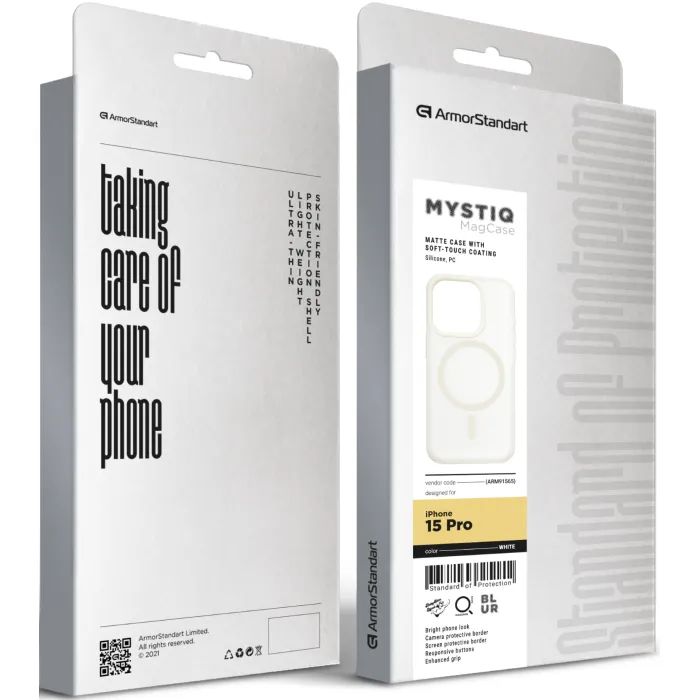 Чехол для мобильного телефона Armorstandart Mystiq MagCase Apple iPhone 15 Pro Turquoise (ARM91563) изображение 3